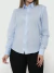 KIT Feminino 2 Peças - Camisa Social Azul bebê Manga Longa com Strass e Calça Flare Jeans Preto Levanta Bumbum - loja online