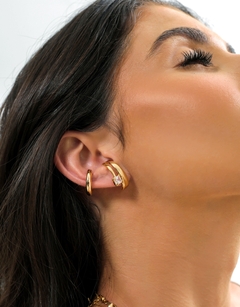 BRINCO EAR HOOK PONTO DE LUZ QUADRADO - comprar online