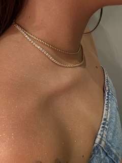 CHOKER RIVIERA CRISTAL 2,5 MM - comprar online