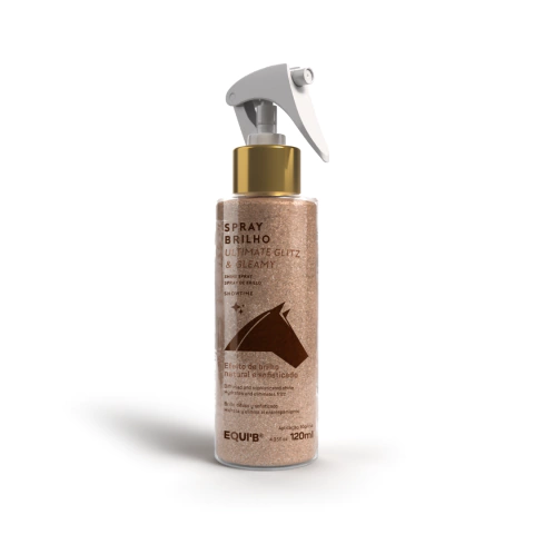 Spray de Brilho para Cavalo Ultimate Glitz & Gleamy 120 ML - brilho sofisticado livre de glitter