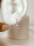 Argollas con dije corazón inflado 1,2cm - comprar online