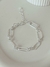 Pulsera forcet & rolo acero blanco - comprar online
