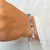 Pulsera elastizada cristal bícono en internet
