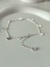Pulsera con dijes chapitas colgantes en internet