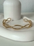 brazalete infinito dorado