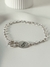 Pulsera rolo con chapita inicial - comprar online