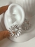 aro redondo gema plateada base plateada - comprar online
