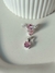 Conjunto dije y aros círculo rosa en internet