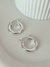 argollas lisas infladas 2,5cm