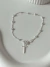 Pulsera bolitas denario con cruz - comprar online