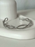 brazalete infinito plateado