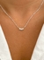 Collar 3 cubic acero blanco