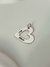 dije corazón mediano con grabado - comprar online