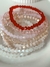 Pulsera elastizada cristal bícono en internet