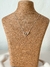 collar corazón y aro micropavé - Athenea Joyas