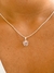 conjunto dije y argollitas corazon cristal - comprar online