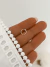 Argollita piercing lisa 8mm UNIDAD - Athenea Joyas