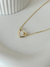 Collar dije corazón acero dorado premium en internet