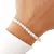 Pulsera elastizada cristal bícono - Athenea Joyas