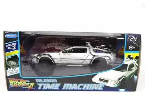 VEHICULO DELOREAN TIME MACHINE VOLVER AL FUTURO II 1:24 WELLY - comprar online