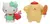 HELLO KITTY AND FRIENDS 2 PERSONAJES SURTIDOS HKT0001 - tienda online