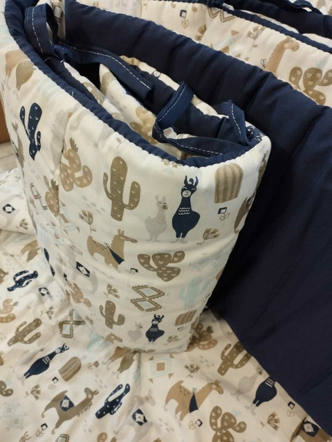 COMBO CACTUS Y LLAMAS CUNA FUNCIONAL * ACOLCHADO + CHICHONERA AWISH - comprar online