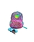 COMBO MOCHILA ESPALDA CORAZON LENTEJUELAS TALBOT + CARTUCHERA CROSS CELESTE - comprar online