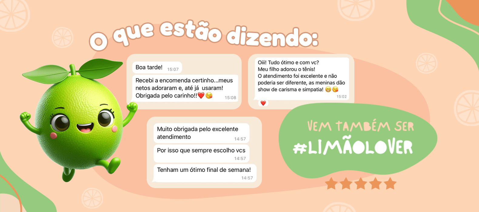 Imagem do banner rotativo Limão Limoeiro Calçados e Artigos Infantis
