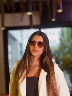 Óculo de Sol Napoles Gold Marrom - Solare