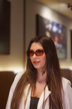 Óculo de Sol Leblon Leopardo Rosa - Solare