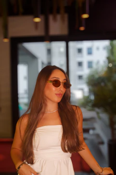 Imagem do Óculo de Sol Positano Gold Marrom