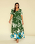 Saia Plus Size Midi Estampada Em Viscose - comprar online