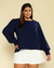 Blusa Plus Size Com Manga Bufante - comprar online