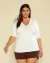 Blusa Plus Size Em Viscolycra Com Decote V na internet