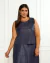 Cropped Plus Size Couro Fake na internet