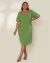 Imagem do Vestido Plus Size Midi Em Viscolinho