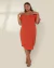 Vestido Plus Size Midi Em Viscolinho - loja online