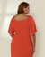Vestido Plus Size Midi Em Viscolinho na internet