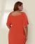 Vestido Plus Size Midi Em Viscolinho na internet