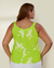 Regata Plus Size Estampada Em Viscose - comprar online