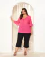 Blusa Plus Size Com Decote V E Manga 3/4 - Lenner