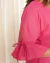Blusa Plus Size Com Decote V E Manga 3/4 - comprar online