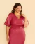 Cropped Plus Size Couro Sintético Manga Morcego - Lenner