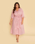 Chemise Plus Size Listrado Em Tricoline na internet