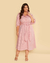 Chemise Plus Size Listrado Em Tricoline - Lenner