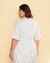 Imagem do Vestido Plus Size Chemise Listrado Em Tricoline