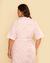 Vestido Plus Size Chemise Listrado Em Tricoline