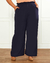 Calça Plus Size Pantalona Em Air Flow - comprar online