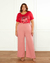 Calça Plus Size Pantalona Em Air Flow - comprar online
