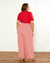 Calça Plus Size Pantalona Em Air Flow